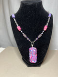 Necklace with Polymer Clay Pendant